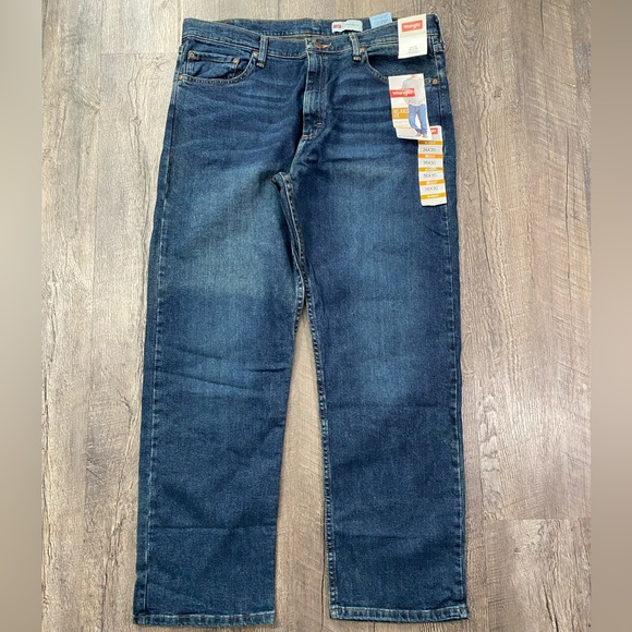 WRANGLER Relaxed Fit Mens Jeans - Picture 2 of 6